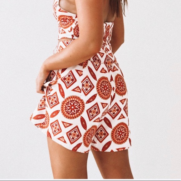 Her Pony The Label Dakota Linen Bermuda Shorts size 4 - Picture 2 of 11